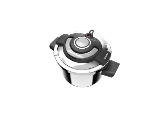 تصویر زودپز دسته دار استیل 6 لیتری دسینی